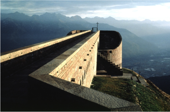 Eglise dans les Alpes Suisses, Architect
