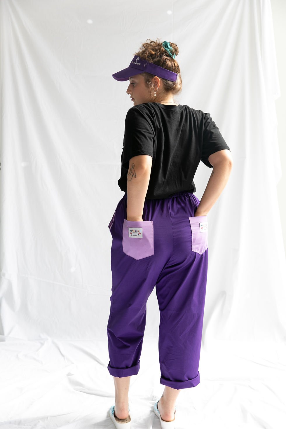 תמונה ממוזערת: purple long 4 pocket pants