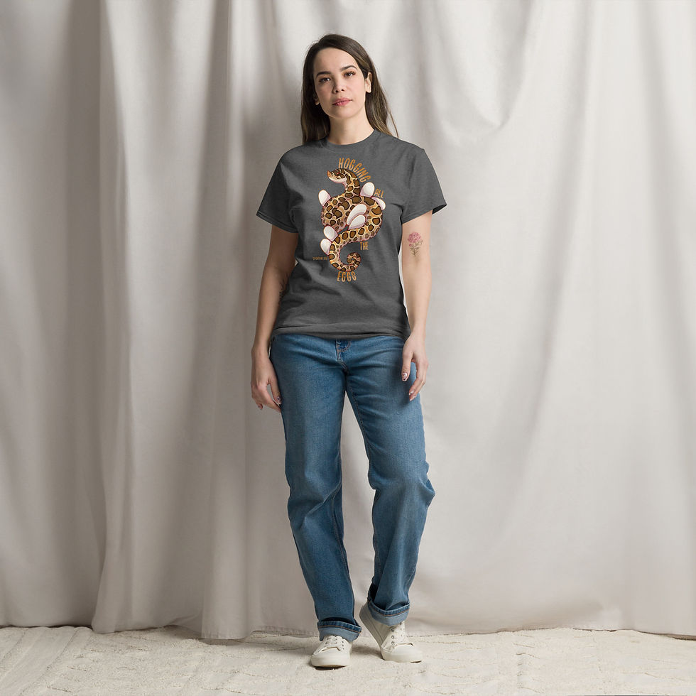 Thumbnail: Hogging All The Eggs - Unisex klassiek T-shirt