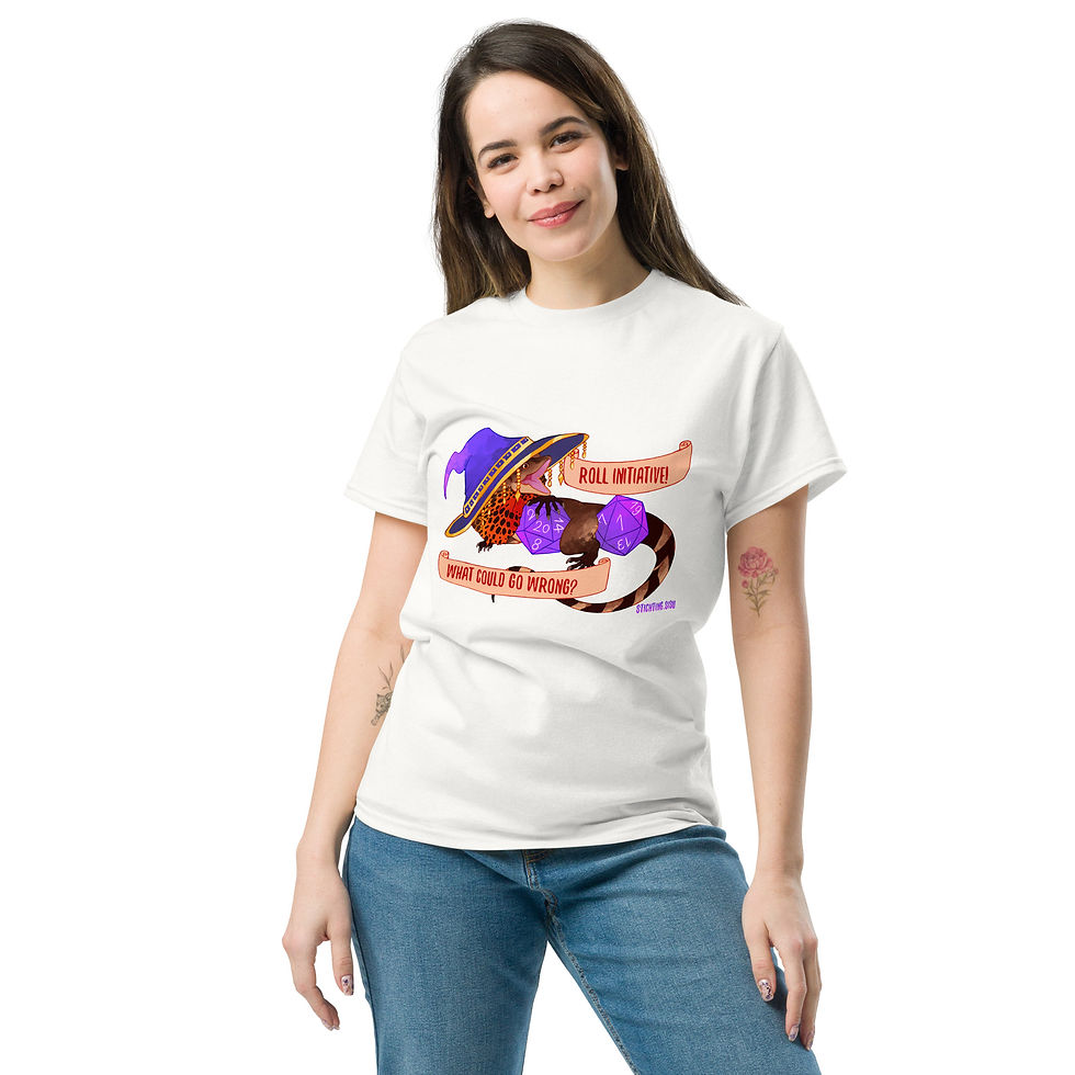 Thumbnail: Roll Initiative! - Unisex klassiek T-shirt