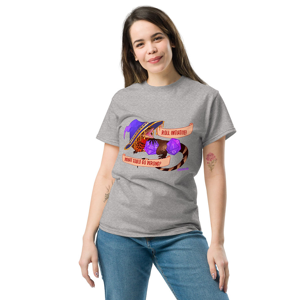 Thumbnail: Roll Initiative! - Unisex klassiek T-shirt