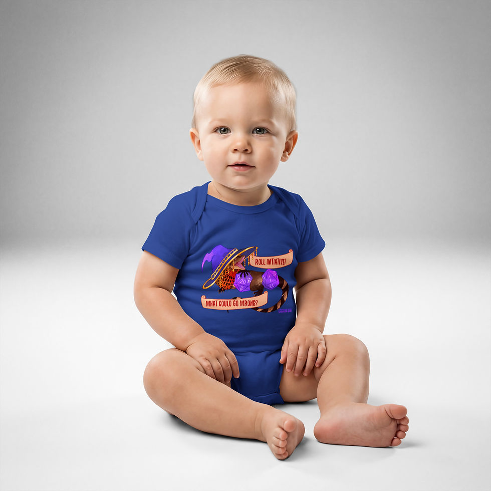 Thumbnail: Roll Initiative! - Baby romper