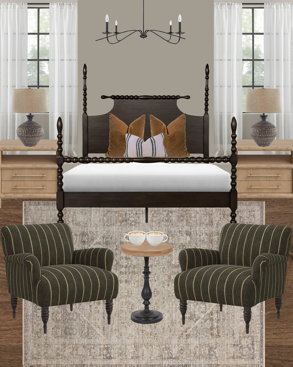 Bedroom with a large bed