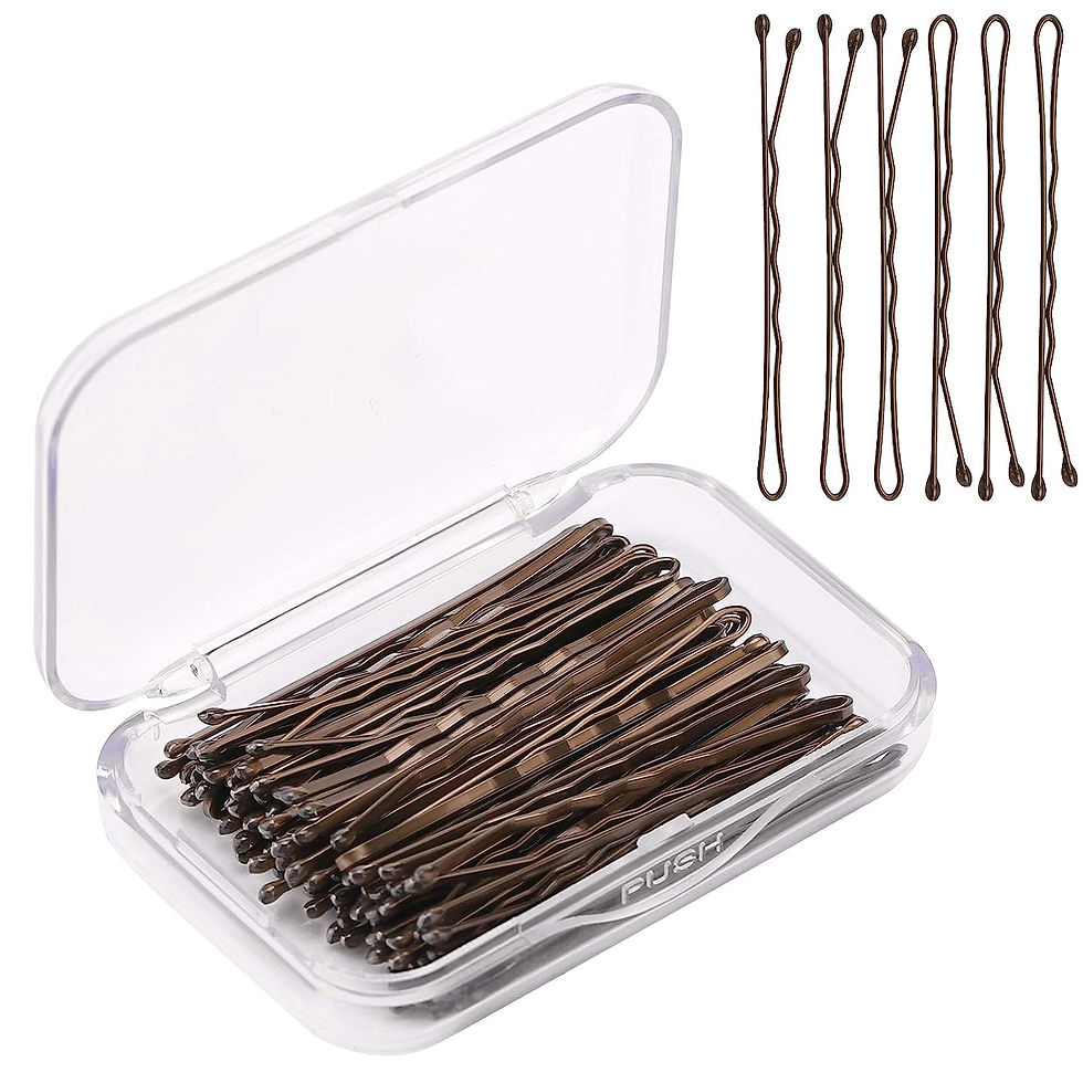 Thumbnail: AIEX 50Pcs Hair Pins Kit Hair Clips Secure Hold Bobby Pins Hair Clips for Women
