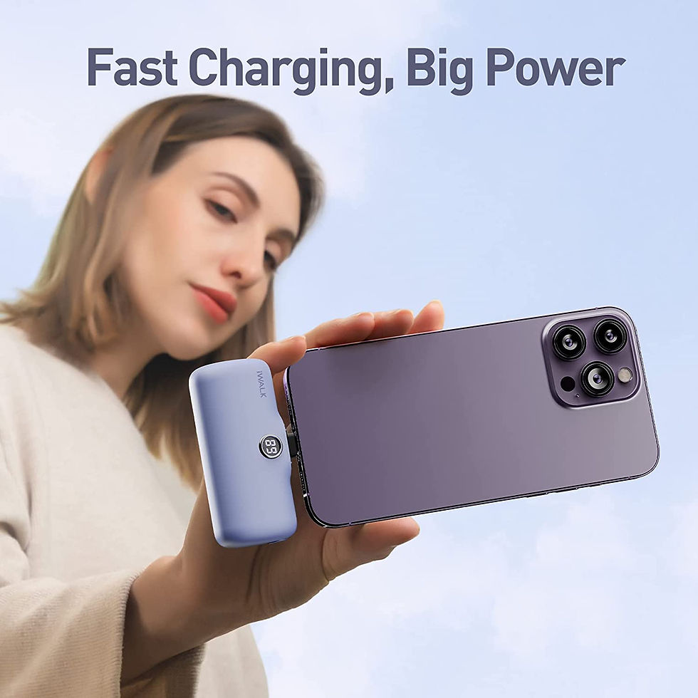 Thumbnail: iWALK LinkPod Portable Charger 4800mAh Power Bank PD Fast Charging Small Dockin