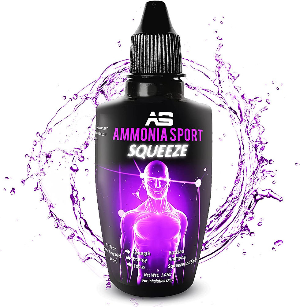 Smelling Salts for Athletes - Squeeze & Sniff! Pre-Activated Salt with Hundreds