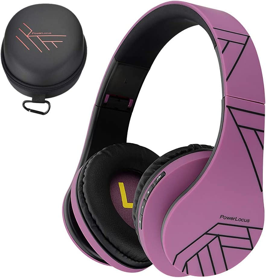 Thumbnail: PowerLocus Bluetooth Over-Ear Headphones, Wireless Stereo Foldable Headphones W