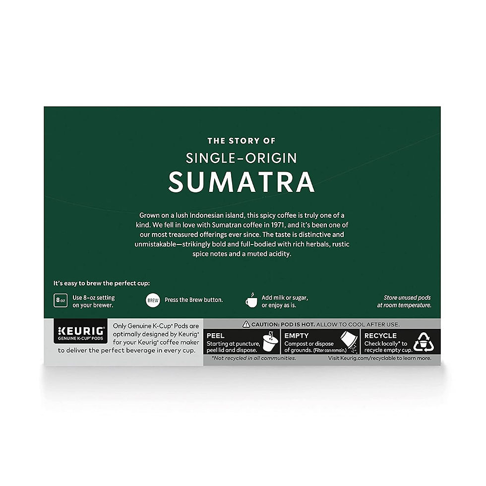 Thumbnail: Starbucks K-Cup Coffee Pods—Dark Roast Coffee—Sumatra for Keurig Brewers—