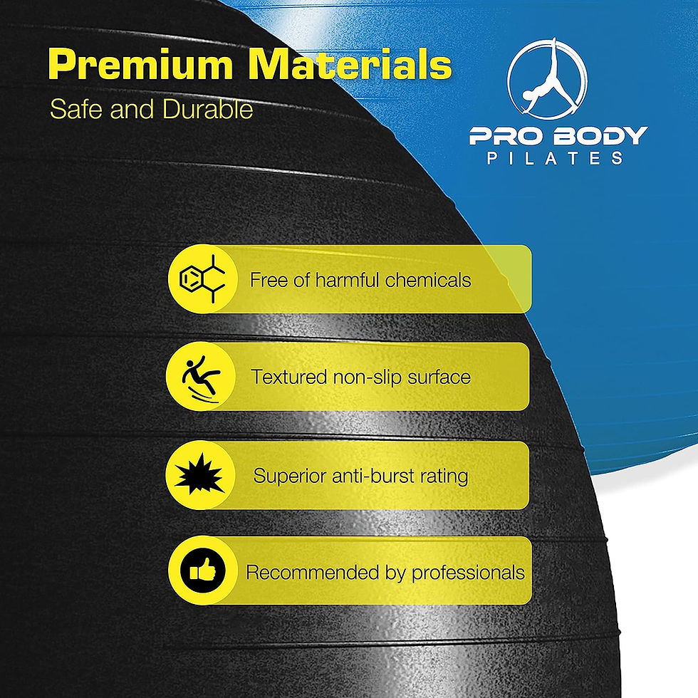 Thumbnail: ProBody Pilates Ball Exercise Ball Yoga Ball, Multiple Sizes Stability Ball Cha