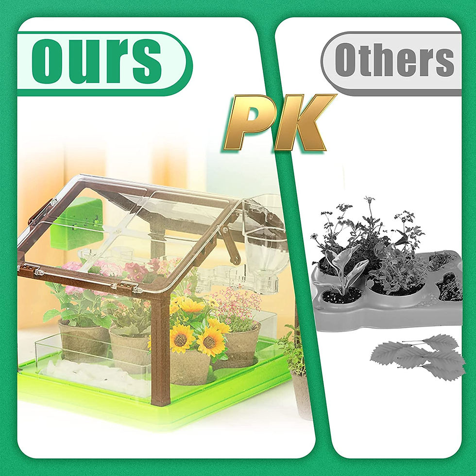 Thumbnail: Drdocvl Plant Kit for Kids, Gro House with Irrigation System, Grow Room Garden T
