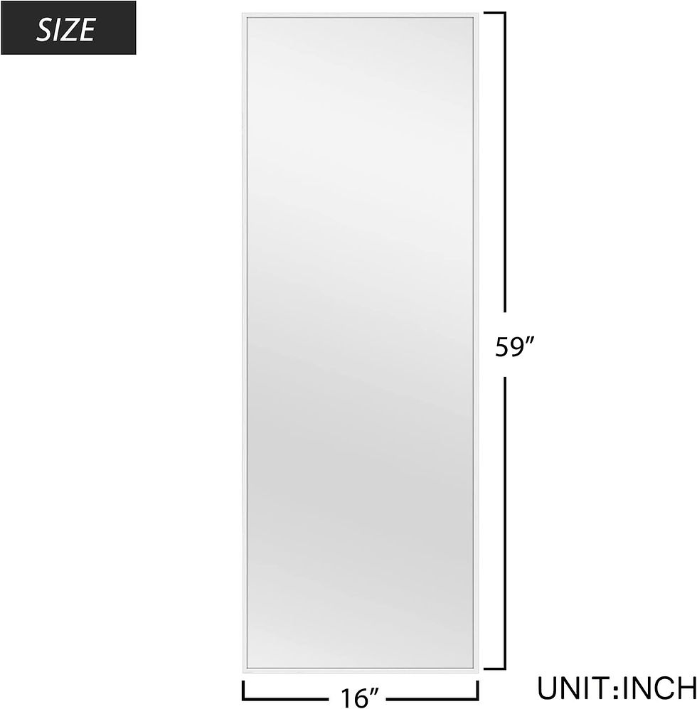 Thumbnail: Natsukage Wall Mirror Full Length Mirror Wall Mounted Mirror Full Body Mirror D