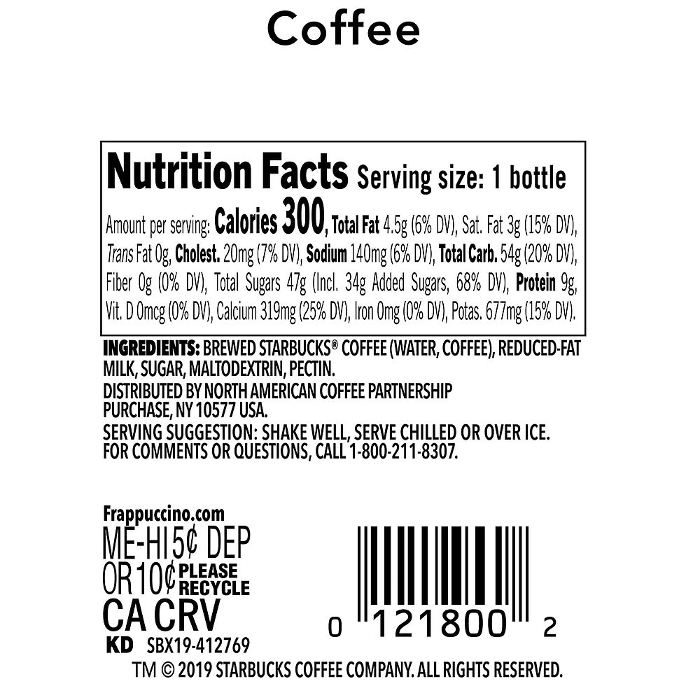 Thumbnail: Starbucks Frappuccino Coffee Drink, Caramel, 13.7 fl oz Bottles (12 Pack)