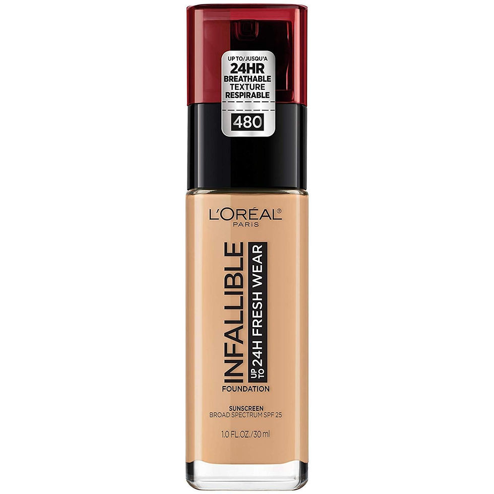 Thumbnail: L'Oreal Paris Makeup Infallible Up to 24 Hour Fresh Wear Foundation, Ivory, 1 f