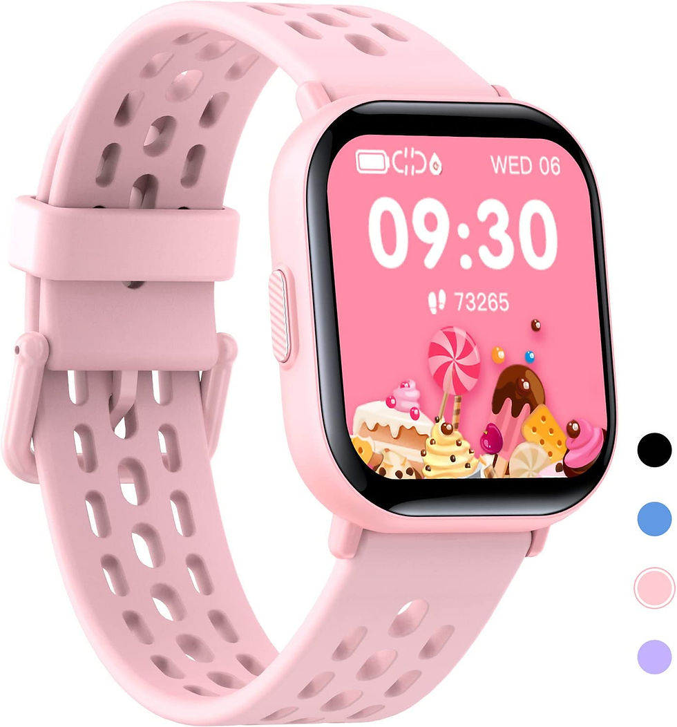 Thumbnail: Kids Smart Watch for Boys Girls,IP68 Waterproof Kids Fitness Activity Tracker W