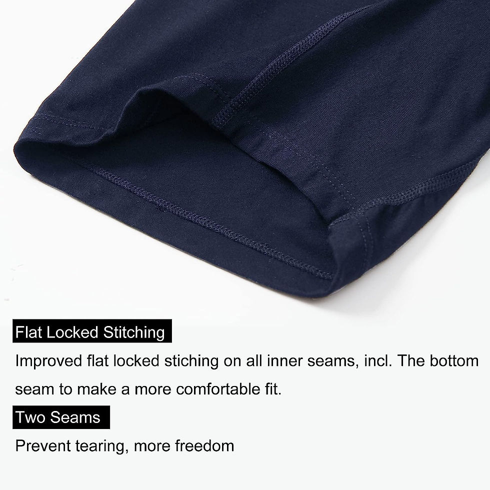 Thumbnail: BAMBOO COOL Men's Boxer Briefs No-ride Up Man Boxer Comfortable Breathable Bamb