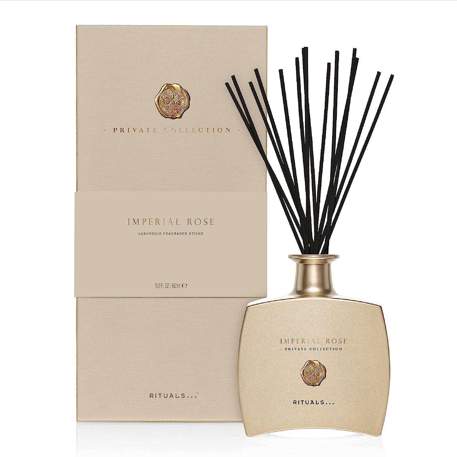 RITUALS Imperial Rose Luxury Oil Reed Diffuser Set - Fragrance Sticks with Rose