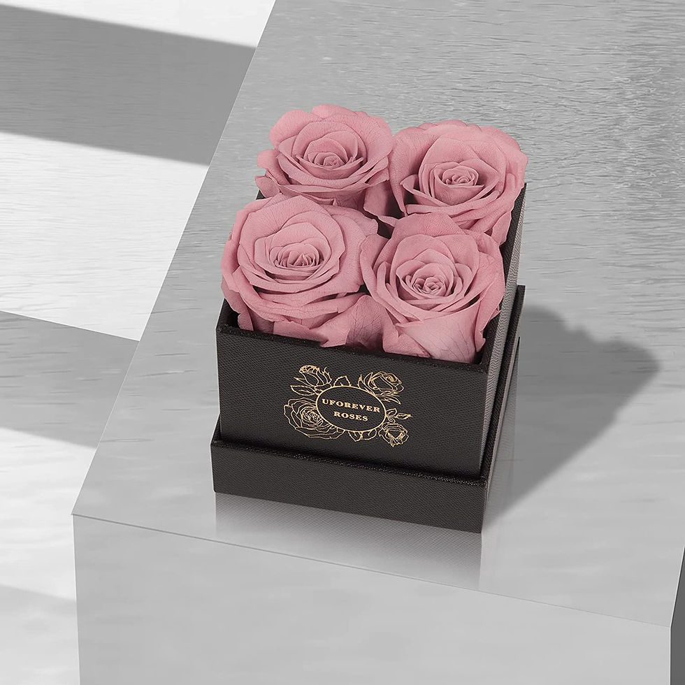 Thumbnail: UFOREVER ROSES Preserved Roses in a Box Mothers Day Valentines Day Gifts for He