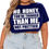Thumbnail: HEARTISIAN Women's Plus Size Summer T Shirt Letters Printing Casual Crop Tops S