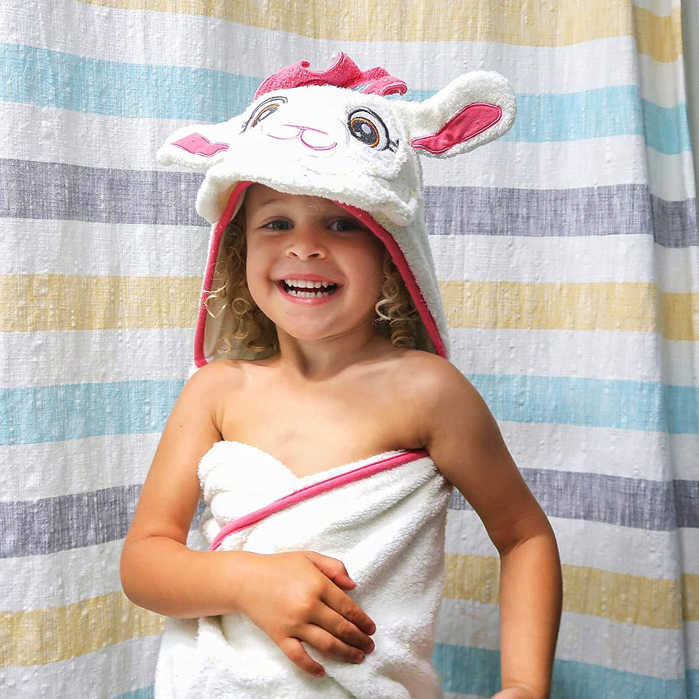 Thumbnail: Premium Hooded Towel for Kids | Llama Design | Ultra Soft and Extra Large | 100