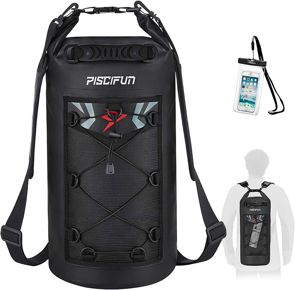 Thumbnail: Piscifun Dry Bag, Waterproof Floating Backpack 5L/10L/20L/30L/40L, with Waterpr