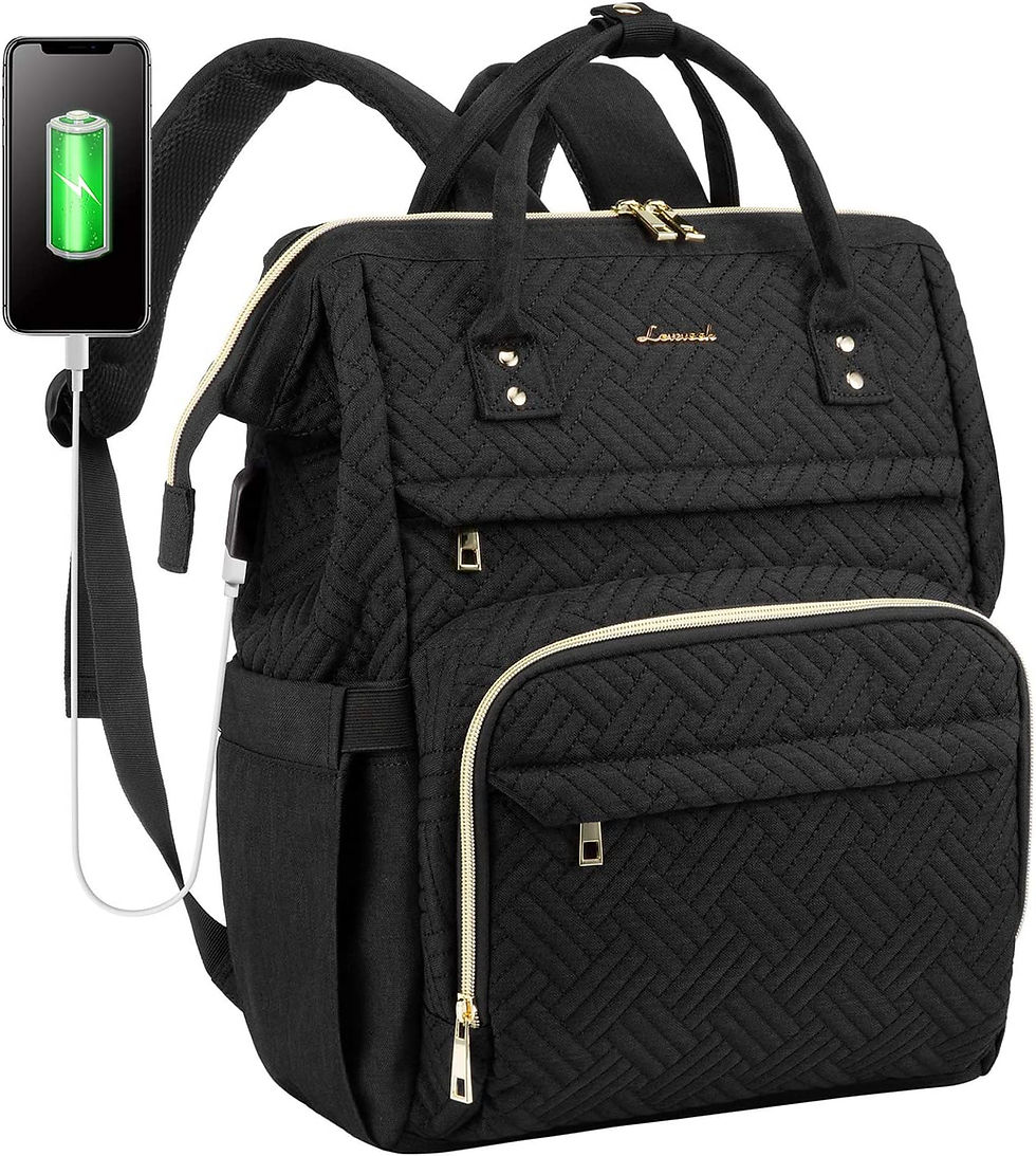 Thumbnail: LOVEVOOK Laptop Backpack for Women Fashion Travel Bags Business Computer Purse 