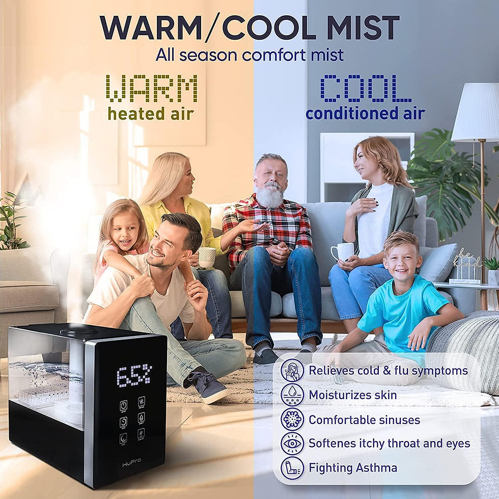 Thumbnail: Top Fill Large Humidifier 6L, Humidifiers for Bedroom, Humidifiers for Large Ar