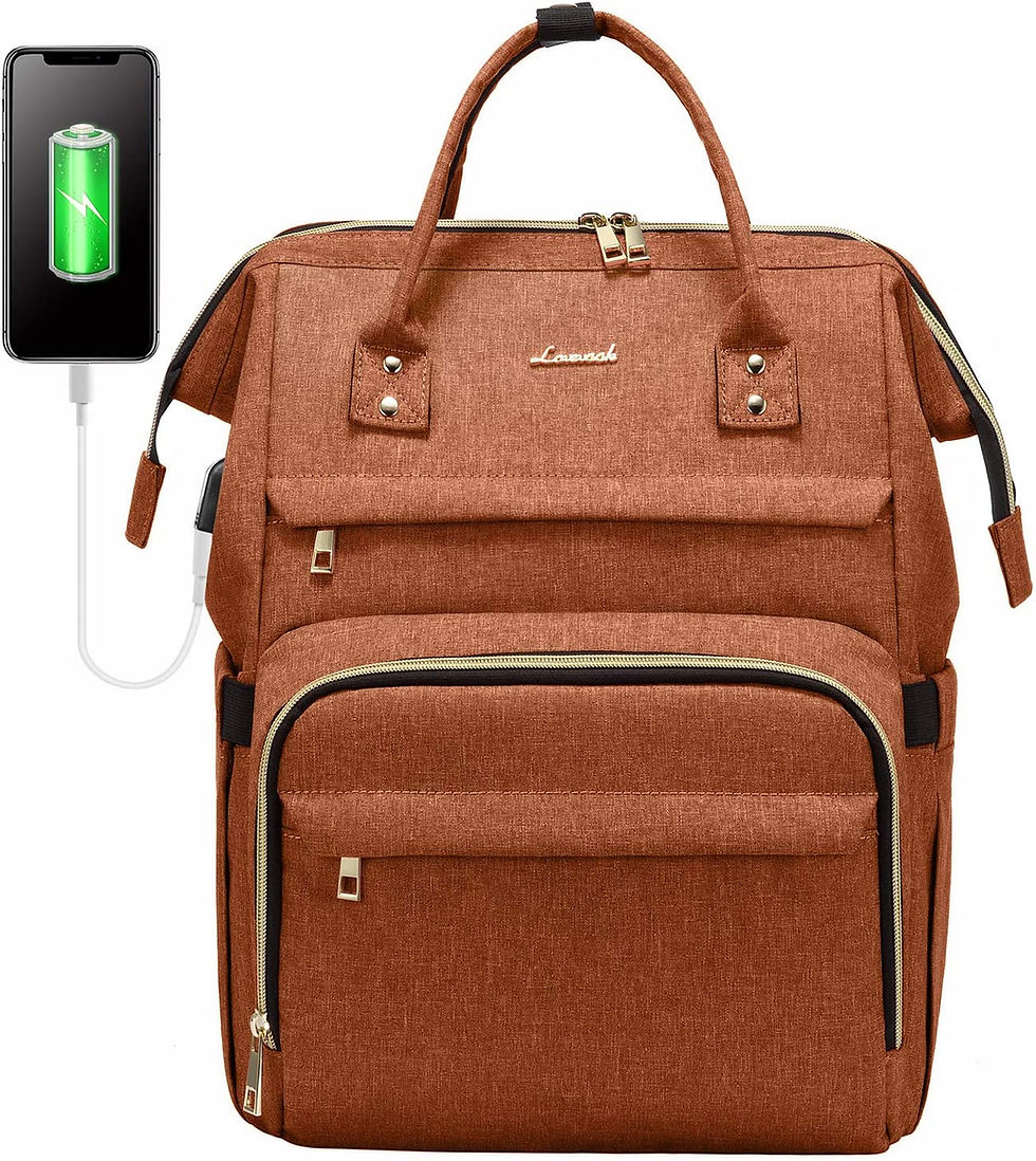 Thumbnail: LOVEVOOK Laptop Backpack for Women Fashion Travel Bags Business Computer Purse 