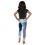 Thumbnail: Girls Blue & Purple Print WLB Leggings