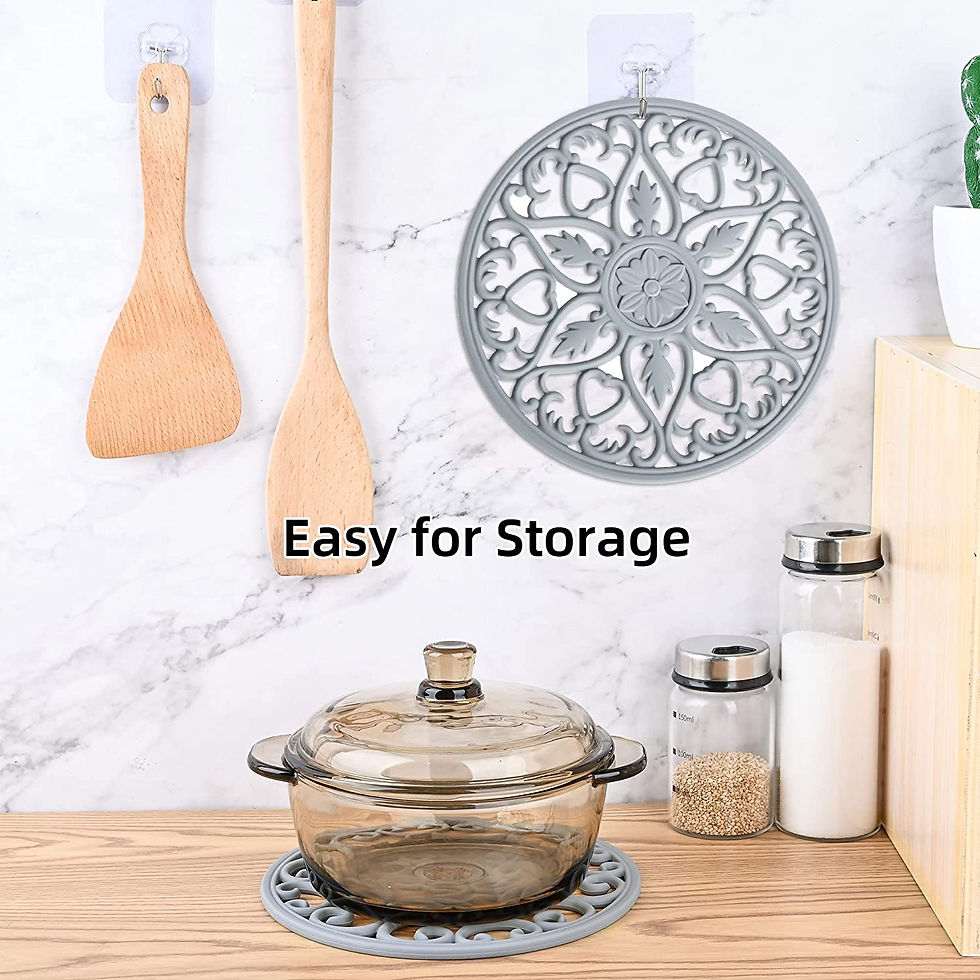 Thumbnail: Nstezrne Trivets for Dishes,Silicone Hot Pads for Kitchen, Trivets for Hot Pots