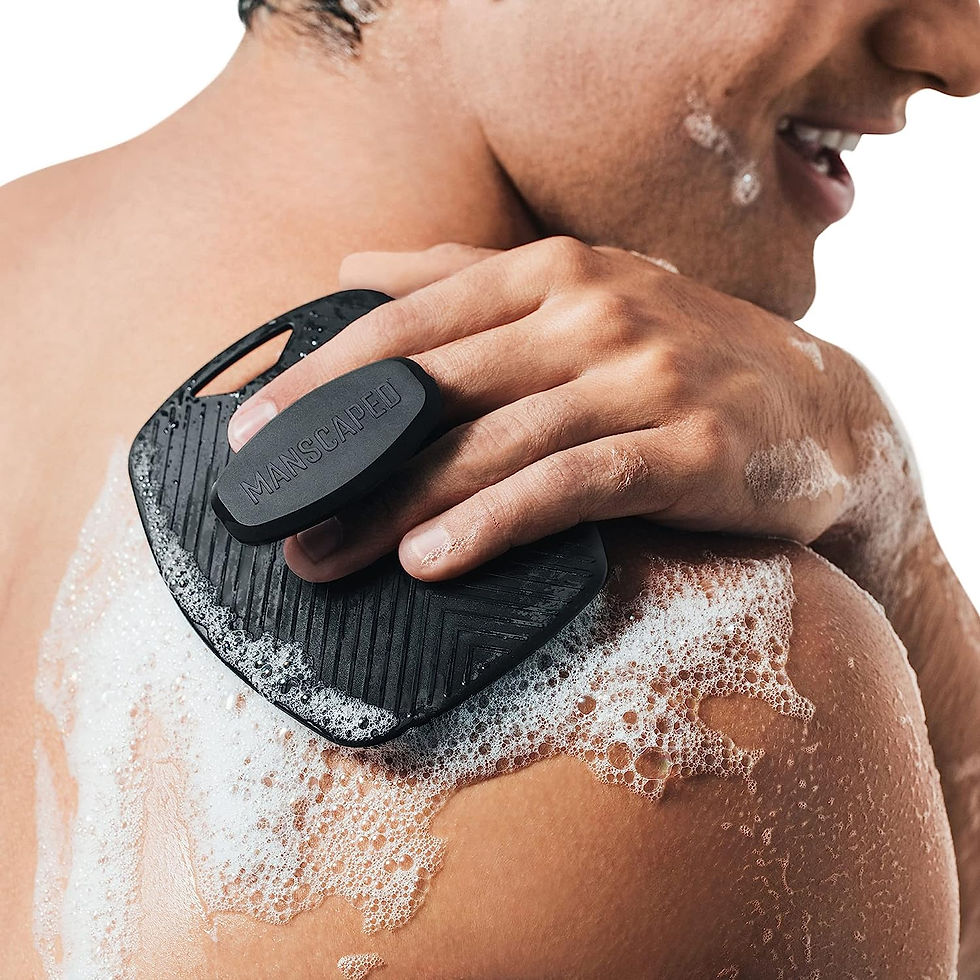 Thumbnail: MANSCAPED® The Body Buffer Premium Silicone Scrubber for Nourishing, Cleaning 