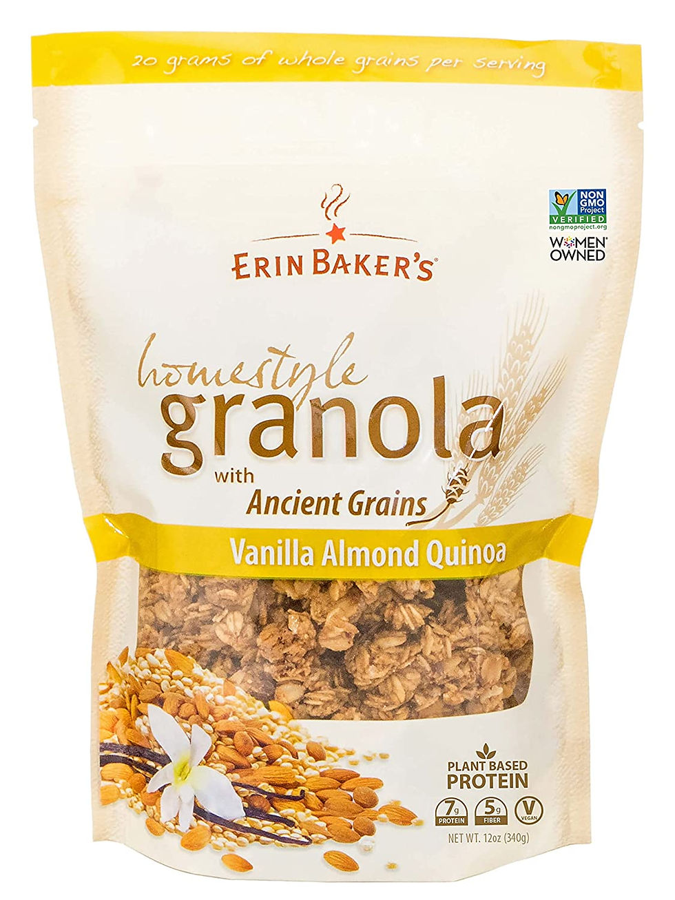 Thumbnail: Erin Baker's Homestyle Granola, Fruit & Nut, Ancient Grains, Vegan, Non-GMO, Ce