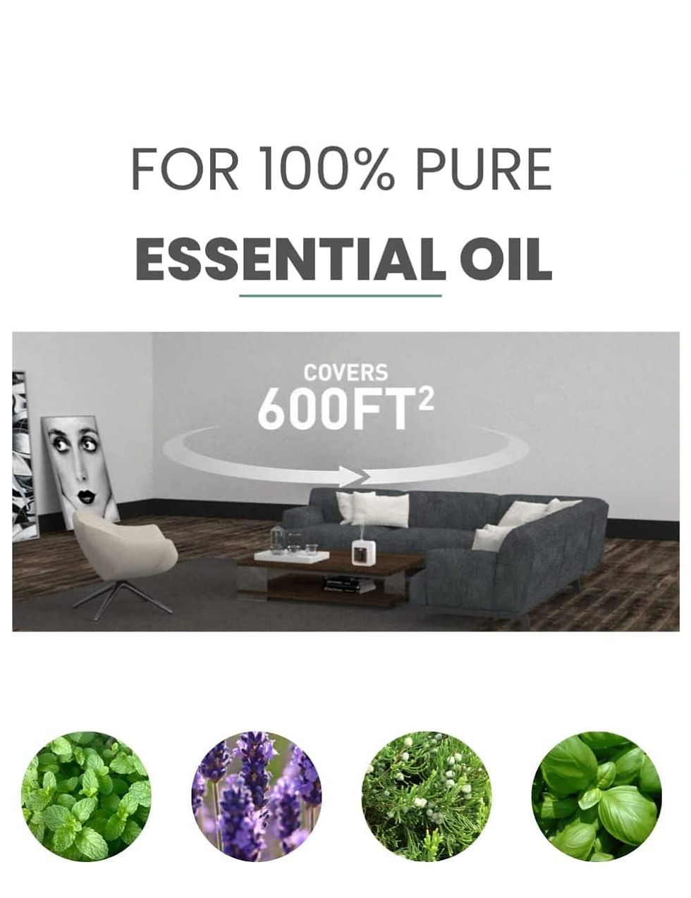 Thumbnail: Aromatherapy Diffuser - Professional Grade Diffusers for Essential Oils, Nebuli