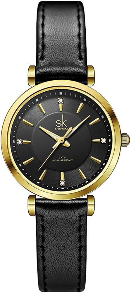 Thumbnail: SHENGKE SK Classic Women Watches Fashion Ladies Dress Watch Solid Stainless Ste