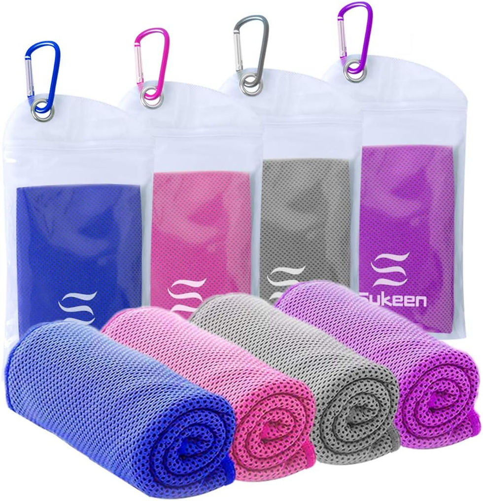 Thumbnail: Sukeen [4 Pack] Cooling Towel (40"x12"),Ice Towel,Soft Breathable Chilly Towel,
