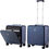 Thumbnail: Hanke Upgrade 20" Carry On Luggage with Front Laptop Pocket, Rolling Suitcase w
