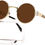 Thumbnail: AIEYEZO Round Steampunk Sunglasses Circle Lennon Hippie Glasses Metal Frame 100
