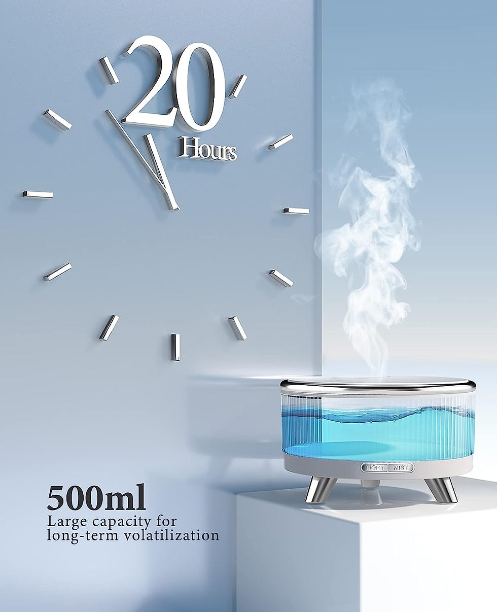 Thumbnail: Diffusers for Essential Oils Large Room, 500ml Aromatherapy Diffuser，7 Colors