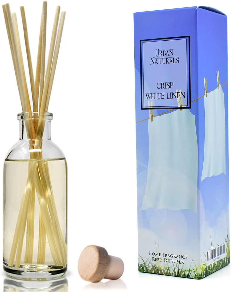 Thumbnail: Urban Naturals Ocean Mist & Sea Salt Reed Diffuser Set | Made with Essential Oi