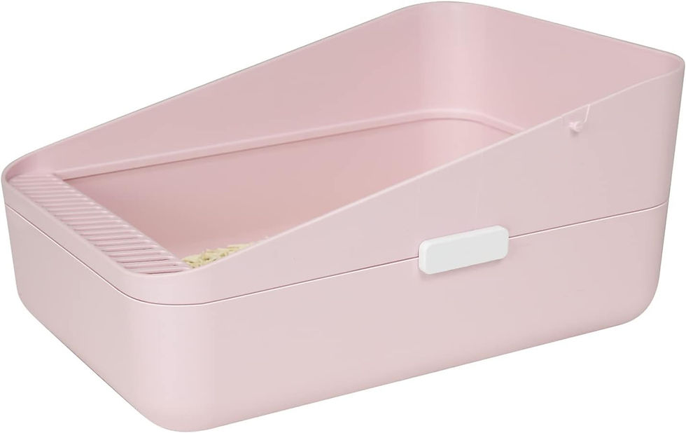 Thumbnail: Sfozstra Open Litter Box,Durable High Side Sifting Litter Box ,Secure and Odor 