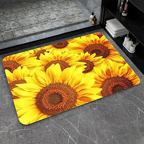 Thumbnail: SHENWSAN Diatomaceous Earth Bath mat ，Black Gold Shiny Marble Super Absorbent
