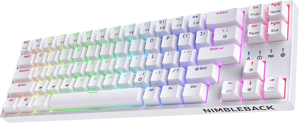 Thumbnail: LTC NB681 Nimbleback Wired 65% Mechanical Keyboard, RGB Backlit Ultra-Compact 6