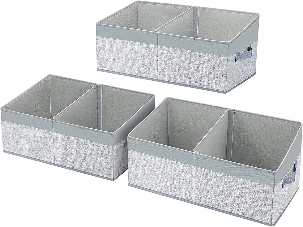 Thumbnail: DIMJ Closet Organizers and Storage Bins for Shelves, Rectangular Storage Boxes 