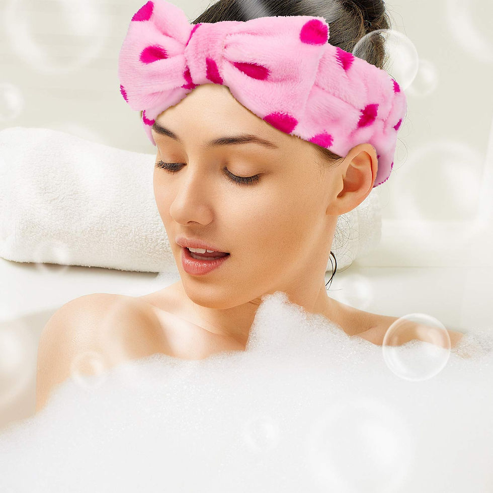 Thumbnail: Towel Headbands for Women Headband for Washing Face Facial Hair Band Skincare M