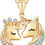 Thumbnail: Jewlpire Unicorns Gifts for Girls 925 Sterling Silver Unicorn Necklaces Colorfu