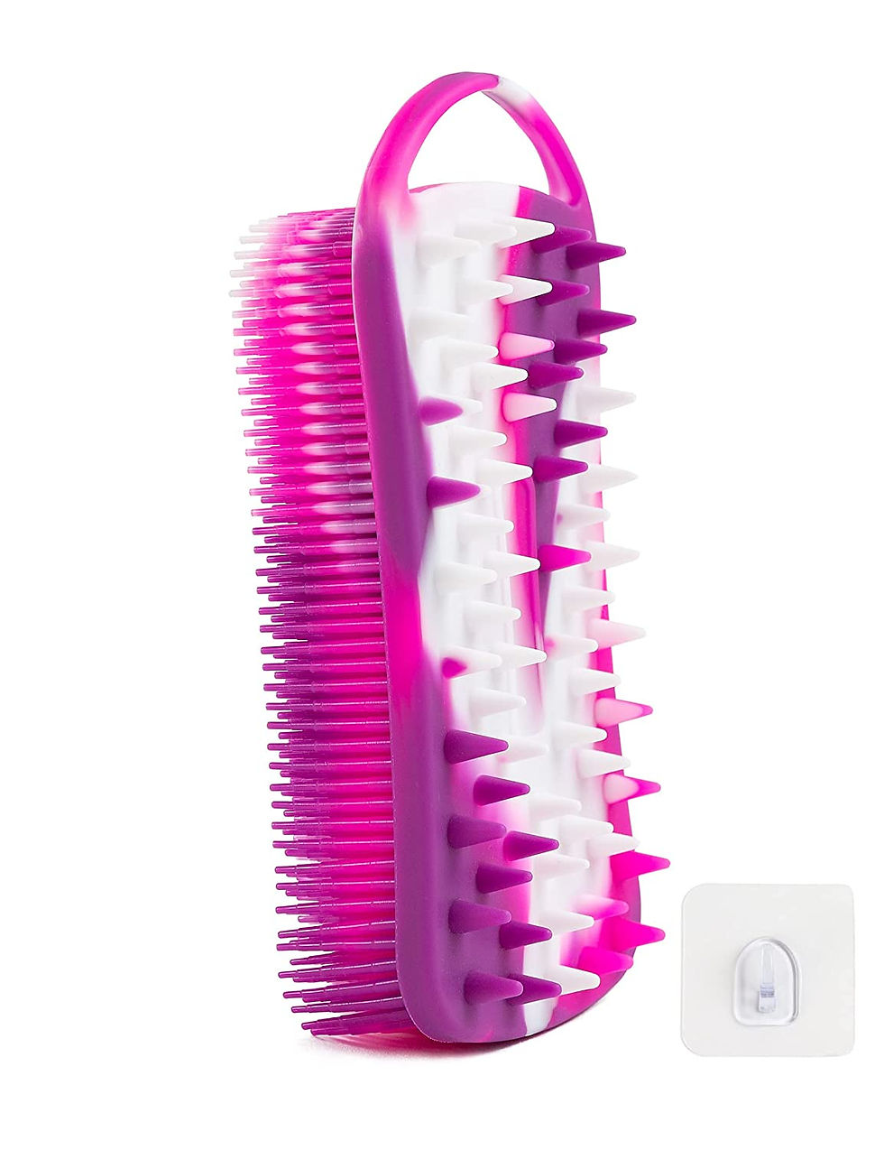 Thumbnail: Silicone Exfoliating Body Scrubber Loofah Silicone Scalp Massager Shampoo Brush