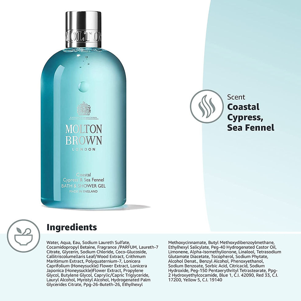Thumbnail: Molton Brown Coastal Cypress & Sea Fennel Bath & Shower Gel