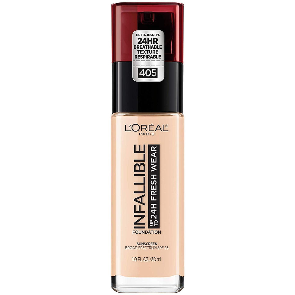 Thumbnail: L'Oreal Paris Makeup Infallible Up to 24 Hour Fresh Wear Foundation, Ivory, 1 f