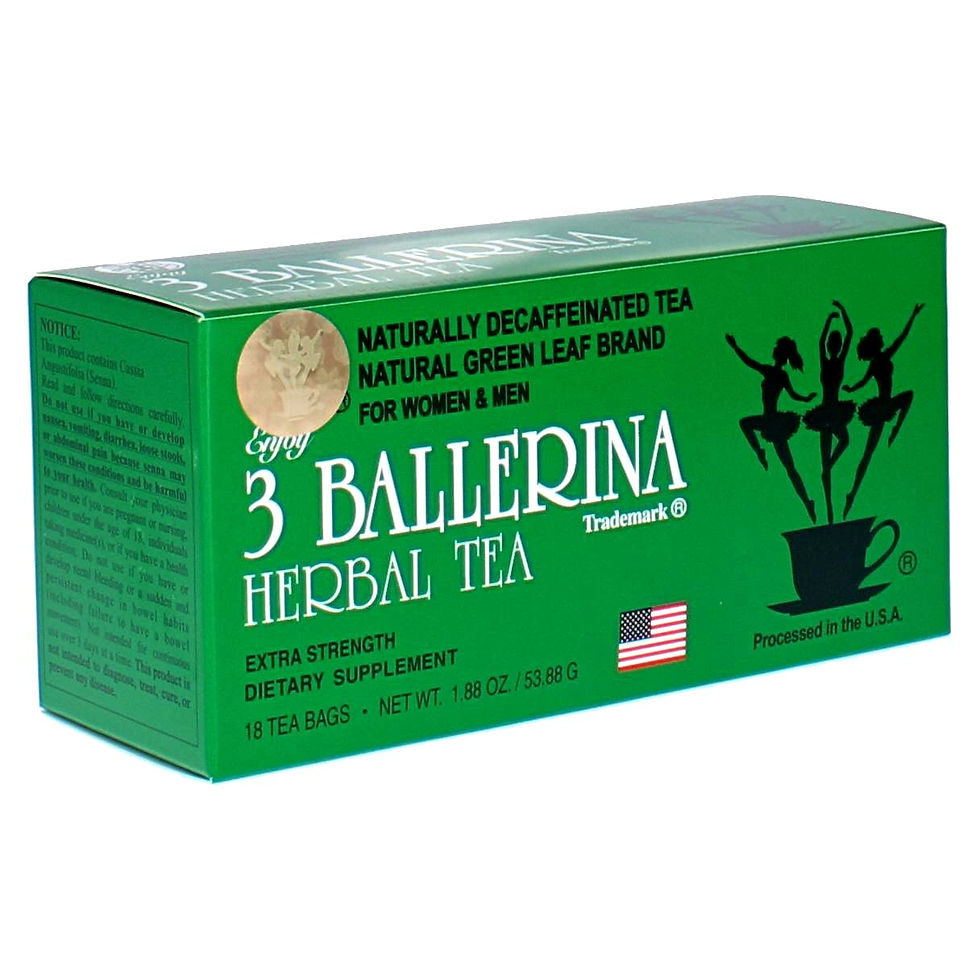 Thumbnail: 3 Ballerina Tea Drink Extra Strength, 36 Count (Pack of 2)
