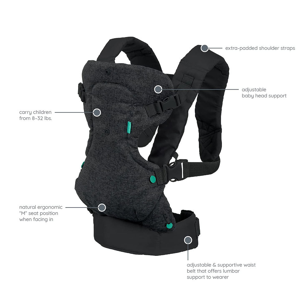 Thumbnail: Infantino Flip 4-in-1 Carrier - Ergonomic, Convertible, face-in and face-Out, F