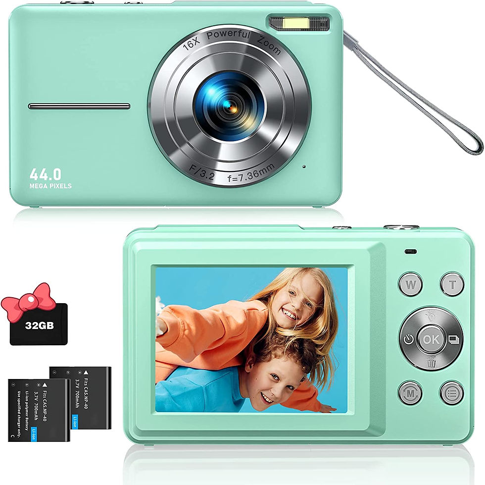 Thumbnail: Digital Camera with SD Memory Card Autofocus Anti-Shake, 44MP 1080P Photography